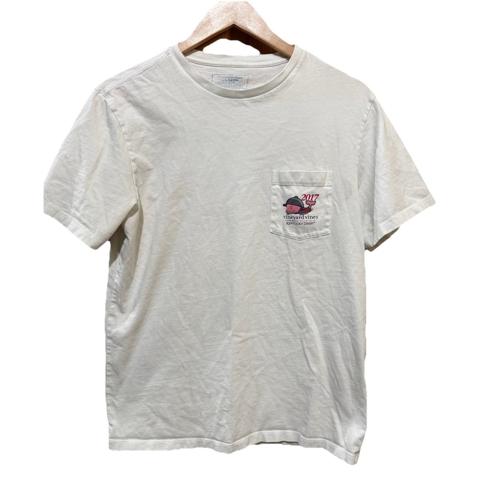 Vineyard Vines x 143rd Kentucky Derby 2017 Whale T-Shirt Size‎ Small EUC